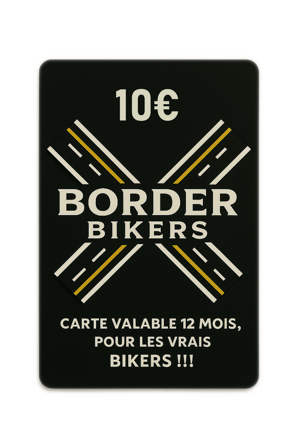 Carte Cadeaux BorderBikers de 10 à 100€