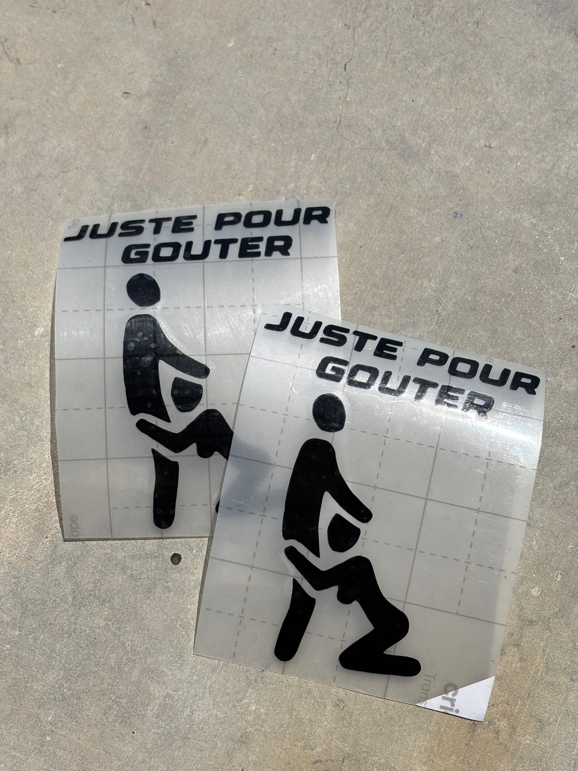Stickers Juste pour goûter
