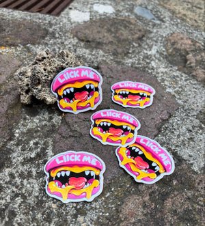 Sticker LIICK ME Lot de 3👅